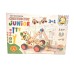 Constructieset Constructor Junior Bulldozer 3 in 1 van hout-  88 onderdelen