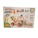 Constructieset Constructor Junior Bulldozer 3 in 1 van hout-  88 onderdelen