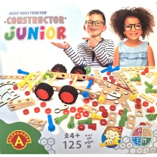 Constructieset Constructor Junior van hout- 125 onderdelen