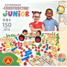 Constructieset Constructor Junior van hout- 150 onderdelen