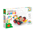 Constructieset Constructor Junior Raceauto van hout-  55 onderdelen