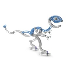 Constructieset Dino Velociraptor- metaal