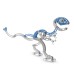 Constructieset Dino Velociraptor- metaal