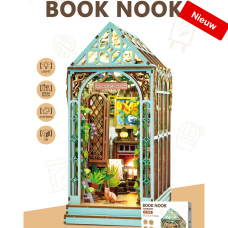 Bouwpakket Boekensteun Sunroom met LED- lichtsensor- MDF