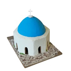 Bouwpakket Mini-  Grieks Kerkje-  Steen