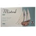 Modelbouw Zeilschip Schip Platbodem Pailbote  'Mistral' van hout