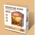 DIY Miniature Scene 3D Kruidenierswinkel met LED- verlichting- MDF