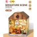 DIY Miniature Scene 3D Bedroom Slaapkamer met LED- verlichting- MDF