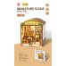 DIY Miniature Scene 3D Boekwinkel met LED- verlichting- MDF