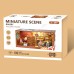 DIY Miniature Scene 3D Bakkerswinkel met LED- verlichting- MDF