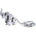 Sleutelhanger Neushoorn- metaal