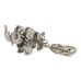 Sleutelhanger Neushoorn- metaal