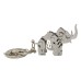 Sleutelhanger Neushoorn- metaal