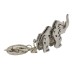 Sleutelhanger Neushoorn- metaal