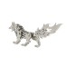 Bouwpakket 3D Model DIY Wolf- metaal