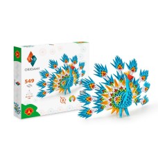 3D Model Origami Pauw- Papier