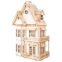 Bouwpakket Poppenhuis 'Gotisch Huis' 1:24 