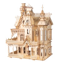 Bouwpakket Poppenhuis 'Villa Fantasia' 1:24