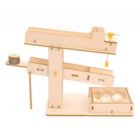 Bouwpakket Knikkerbaan van hout- Science Kit 